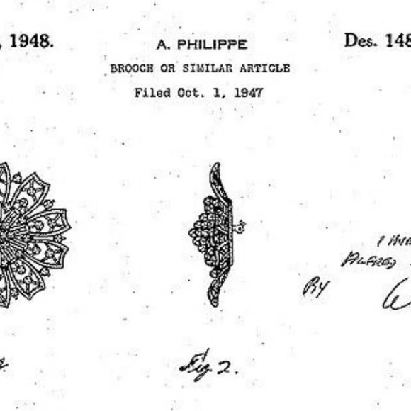 RARE 1948 CROWN TRIFARI Patent Pending 148953 - Picture 5 of 5